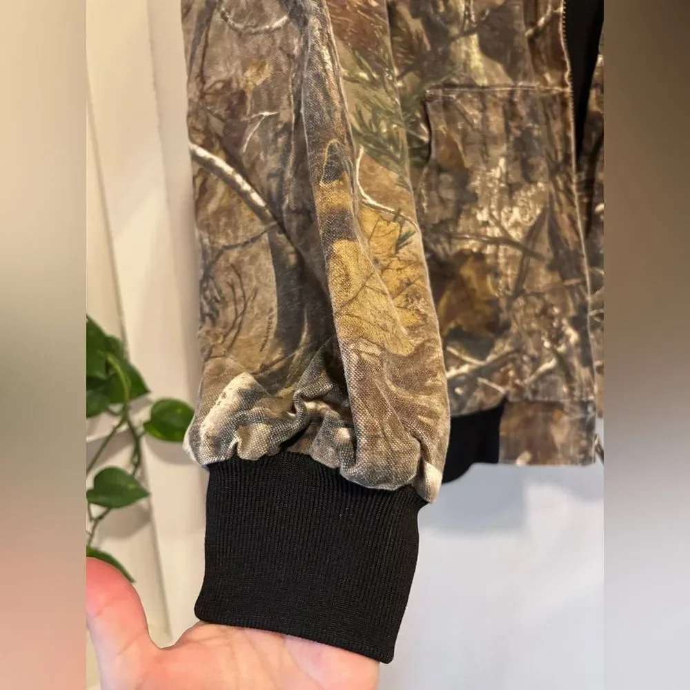Signature by Levi Strauss & Co. Field Gear camo hooded jacket quilted lining